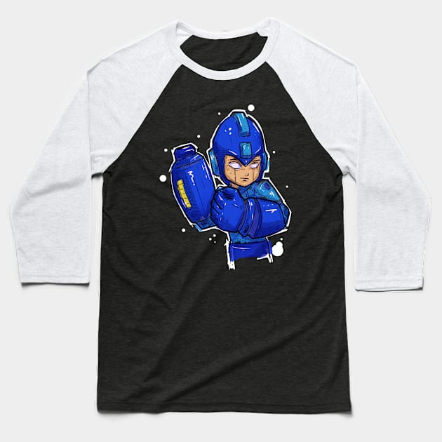 Super fighting robot 20XX Baseball T-Shirt by Beanzomatic